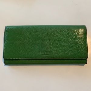 Green Kate Spade Wallet